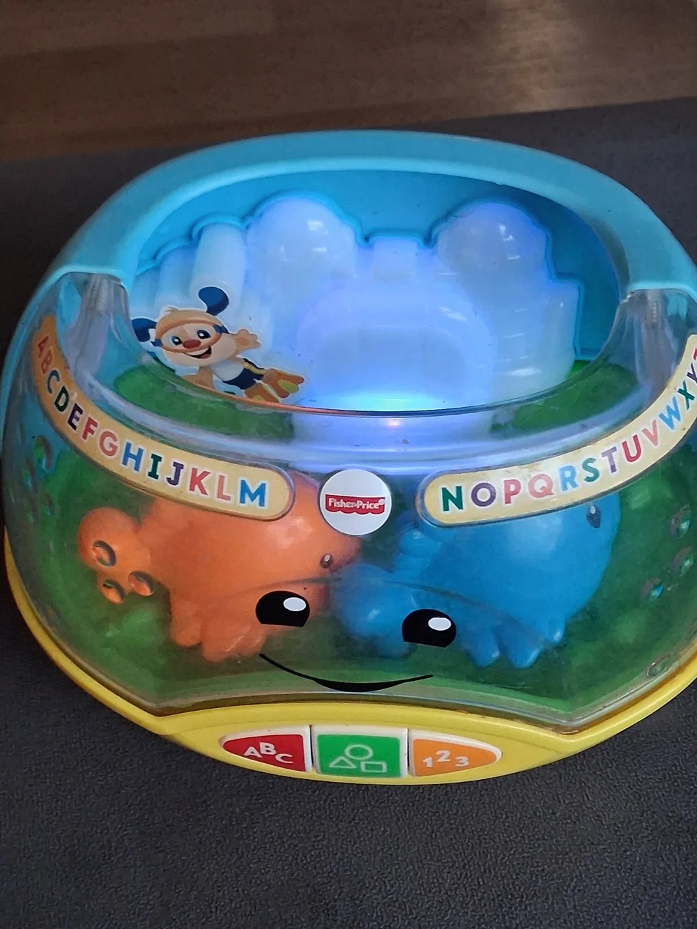 Fisher-Price Green & Yellow Interactive Learning Toy